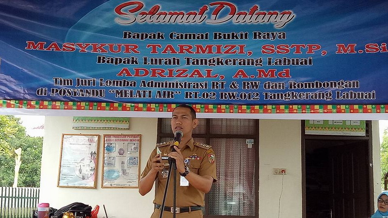 Pertama Kali, Kecamatan Bukitraya Gelar Lomba RT/RW